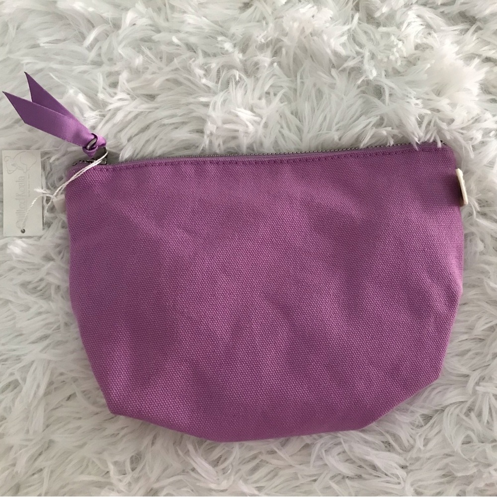 NWT Quilted Koala Lavender Makeup Bag Pouch Case‎
